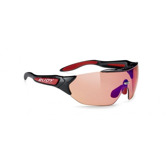 Rudy Project Hypermask performance black gloss photochromic red