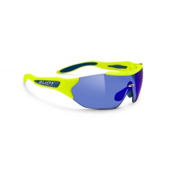 Rudy Project Hypermask performance yellow fluo con multilaser blue