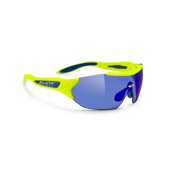 Rudy Project Hypermask performance yellow fluo con multilaser blue 